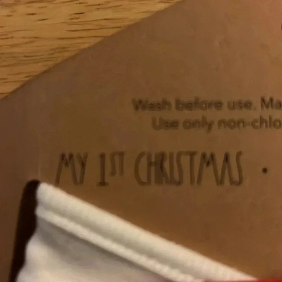 NEW Rae Dunn Baby Set of 3 Holiday Christmas Bandana Bibs - Picture 5 of 8